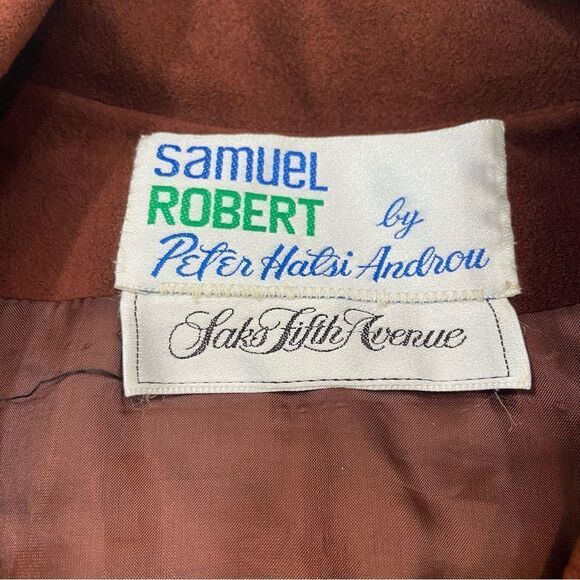 Ladies Vintage samuel robert by peter hatsi androu Saks 5th Ave Jacket Size 8 - Picture 7 of 10